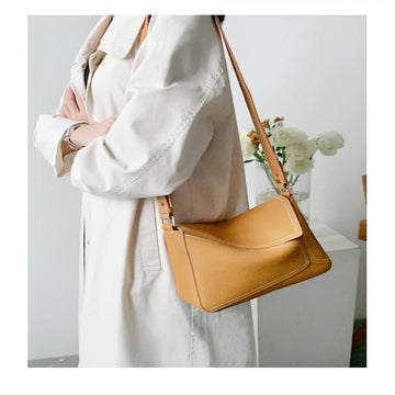 Simple Soft Leather Handbag