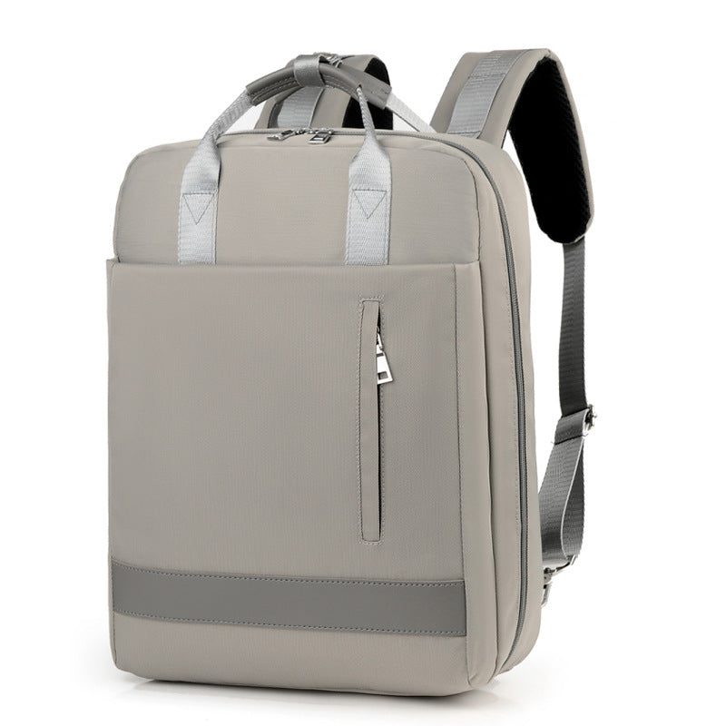 Gray Color Business Backpack with Charging Port