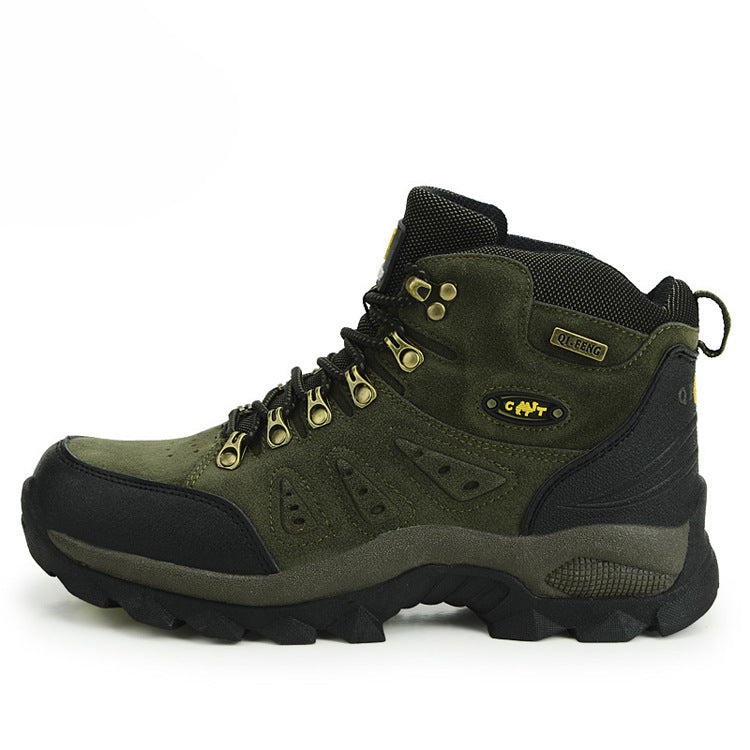 CAN-TORP green hiking boots with breathable mesh lining