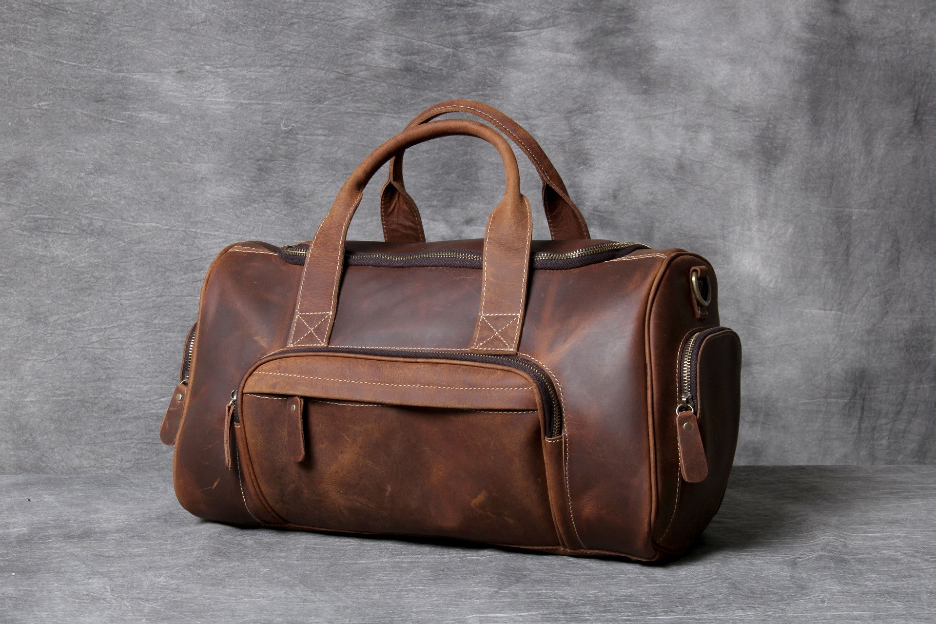 Retro Leather Luggage