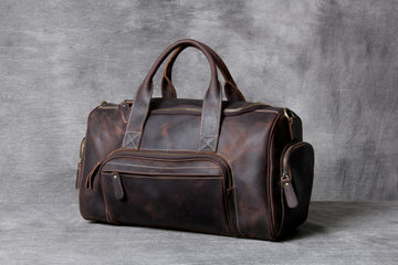 Retro Leather Luggage