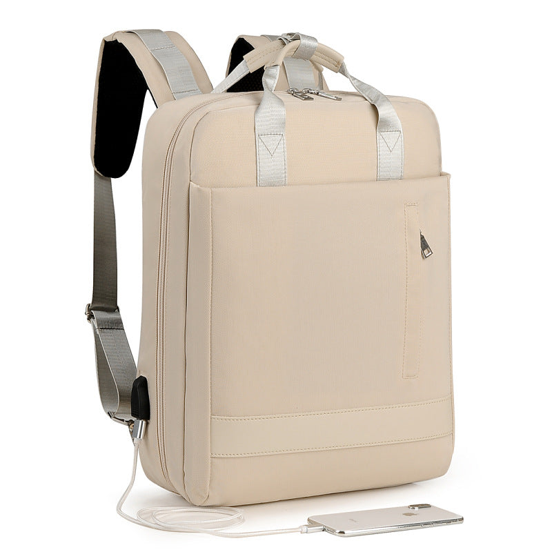 Backpack with charging port