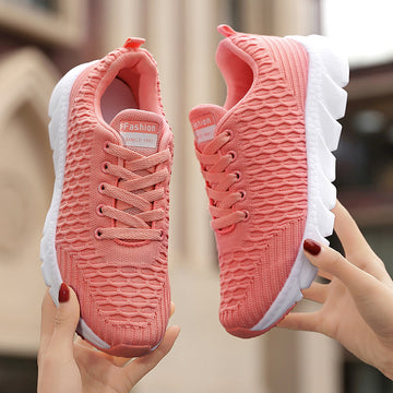 Lightweight Weave-patterned Running Shoes