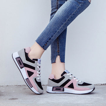 Fashion Sneakers With Sponge Cake Heel