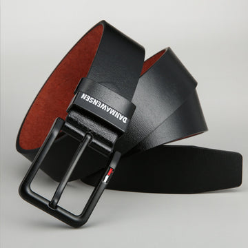 Simple-style Leather Belt