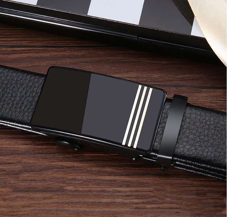 Black Acrylic Automatic Belt