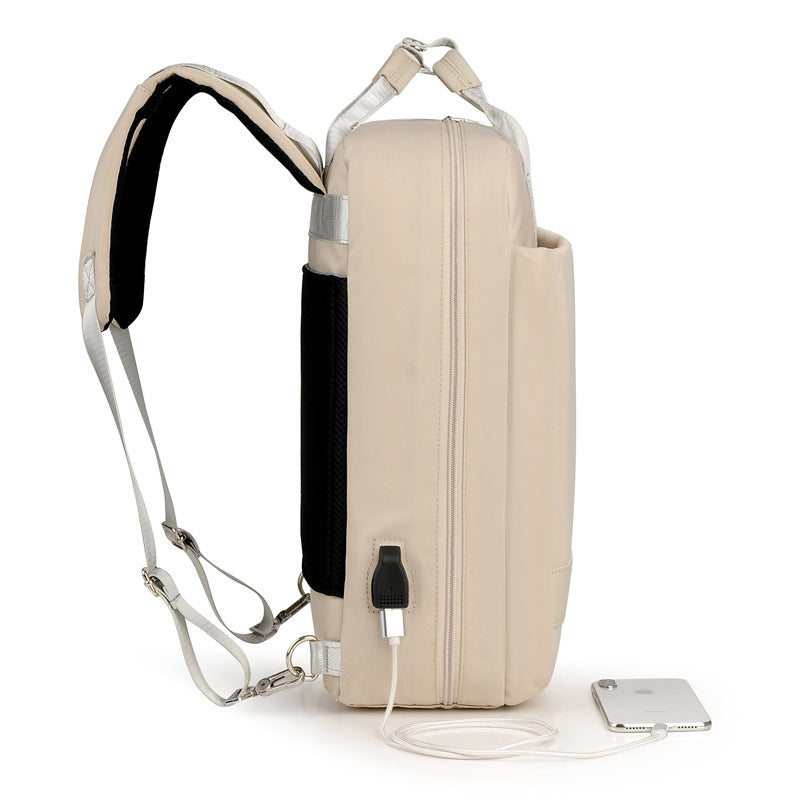 Business Backpack with external charging port