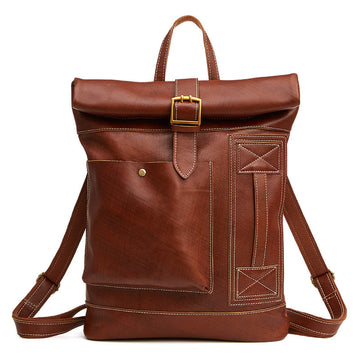 Casual Fashion Leather Backpack