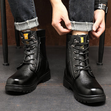 High-top Boots with Warm Lining