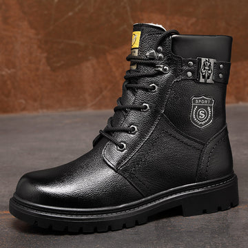 High-top Boots with Warm Lining