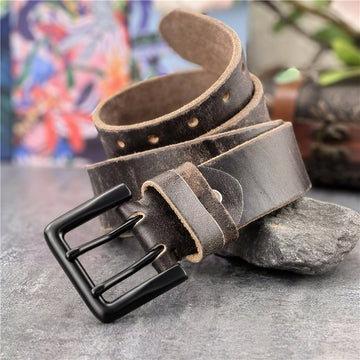 Fashion Ultra-wide 4.3cm Double-pin Belt