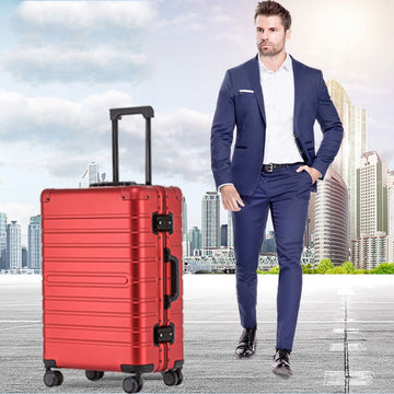 Universal Aluminum-Magnesium Alloy Trolley Case