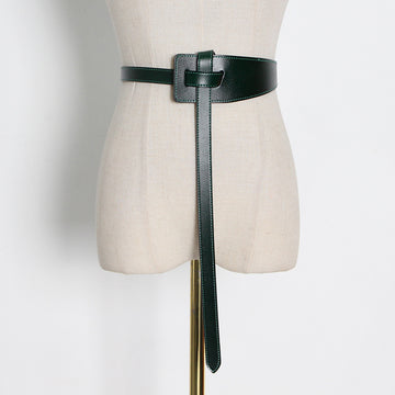 Classy Leather Passthrough Belt