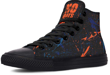 Printed Couple High-top Canvas Shoes (Midnight Theme)