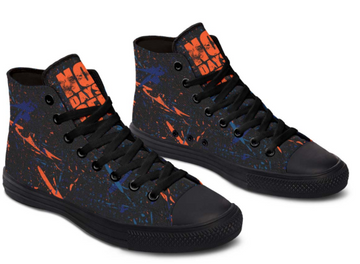 Printed Couple High-top Canvas Shoes (Midnight Theme)